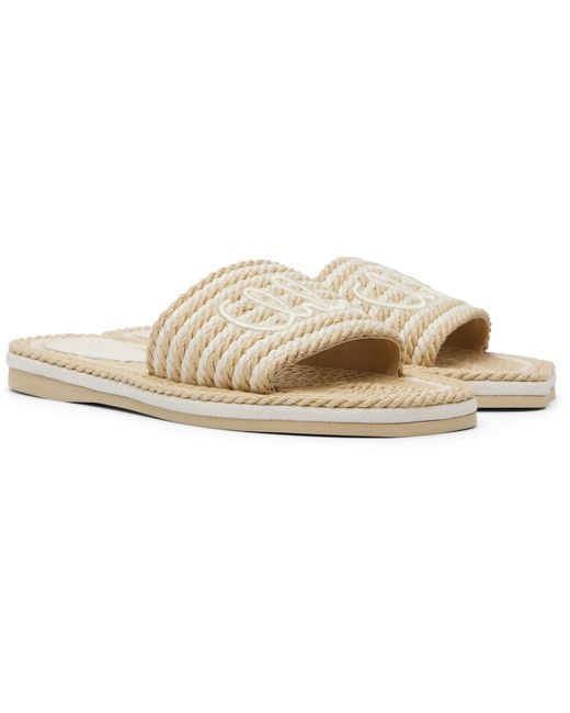 Chloé White Sand' Slides