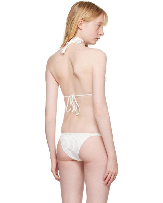 GIMAGUAS White Nina Bikini Top