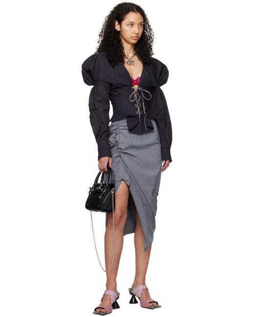 Mini sac betty noir Vivienne Westwood en coloris Black