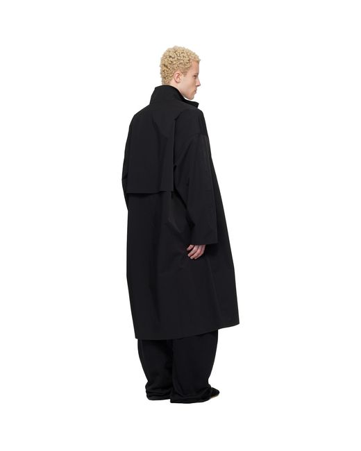 Fear Of God Black Active Trace Full Length Trench Coat for men