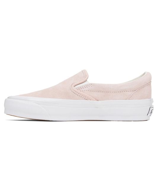 Vans Black Lx Classic Slip-On 98 Sneakers