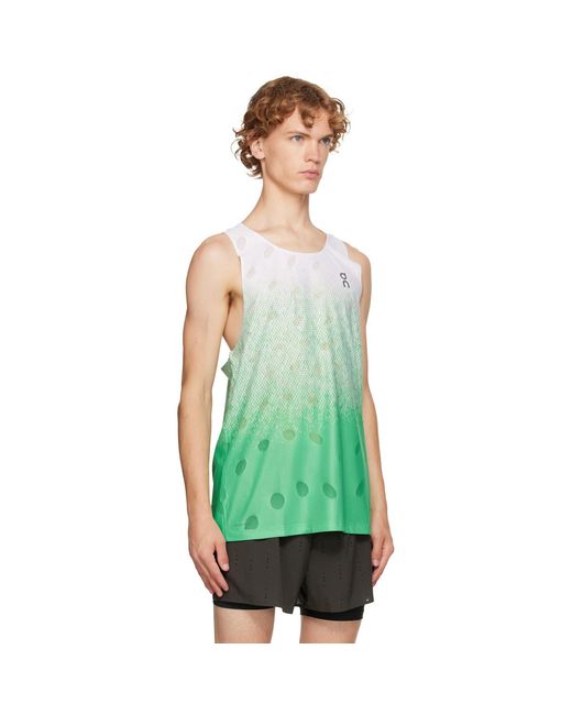 On Shoes Green Zero Breathe Running Top for men