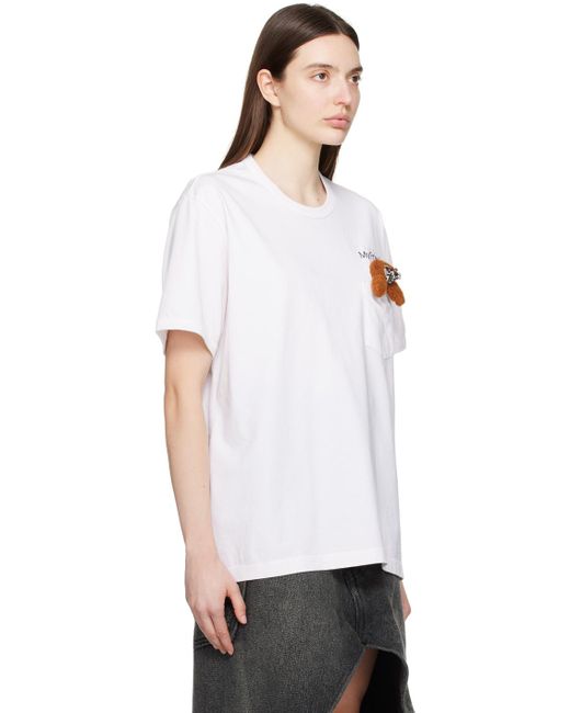 Doublet White 'with My Friend' T-shirt