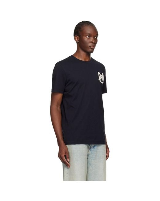 Moncler Black Monogram T-Shirt for men
