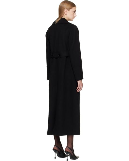 Max Mara Black Smmcustodi Coat