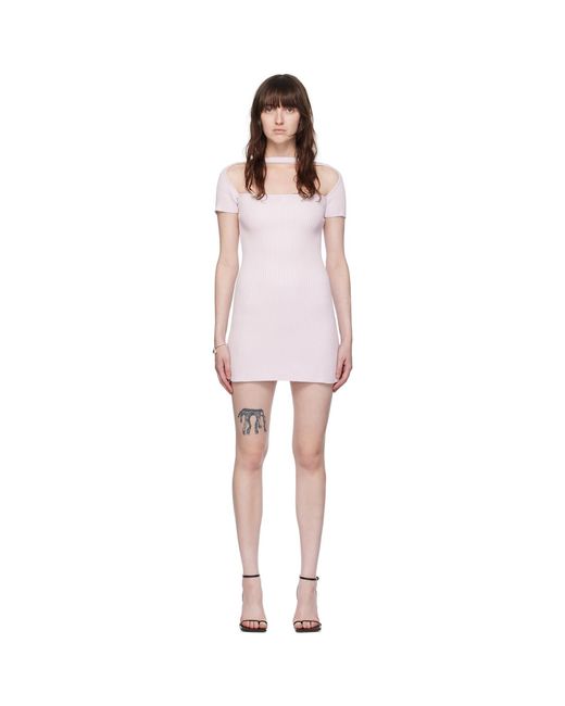 Courreges Black Hyperbole Minidress