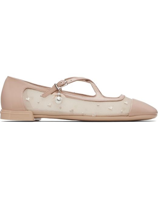 Jimmy Choo Black Eleri Ballerina Flats