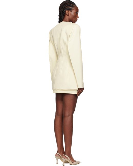 Wardrobe NYC Black Off- Rosie Huntington-Whiteley Edition Blazer Minidress