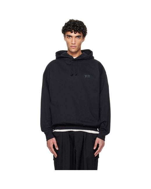 Y-3 Black Ft Hoodie for men