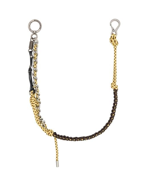 ANDERSSON BELL Metallic Antidote Handcrafted Keychain for men