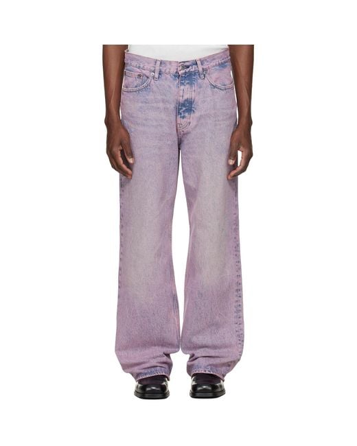 sunflower Purple Relaxed Boot Jeans for men