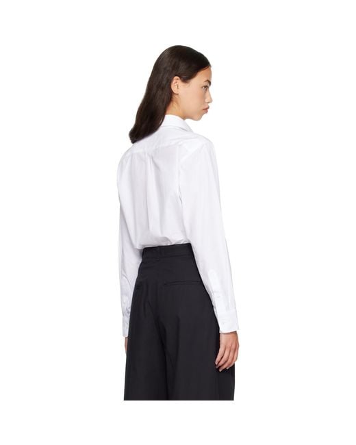 A.P.C. White Kayla Shirt