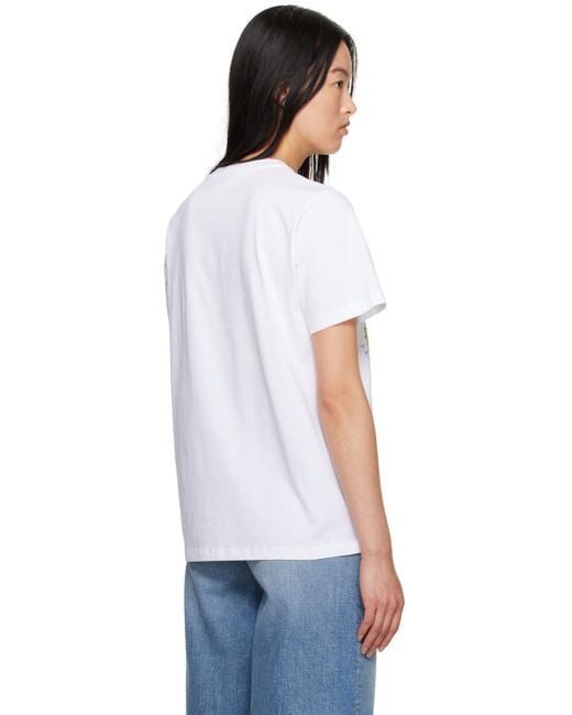 Ganni ロゴ Tシャツ White