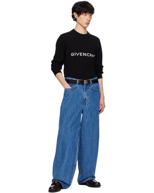 メンズ Givenchy ジャカード セーター Black