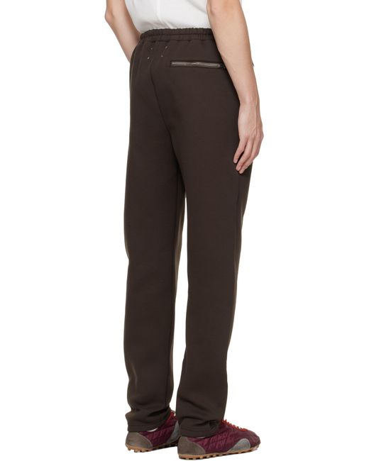 Maison Margiela Black Pinched Seam Sweatpants for men