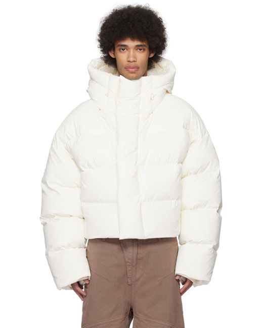 Entire studios White Mml Down Puffer Jacket for men