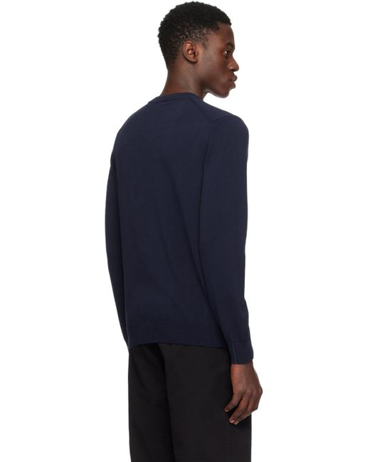 Lacoste Blue V-neck Sweater for men