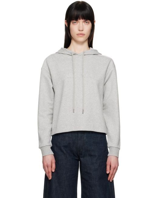 MM by Max Mara グレー Angora フーディ White