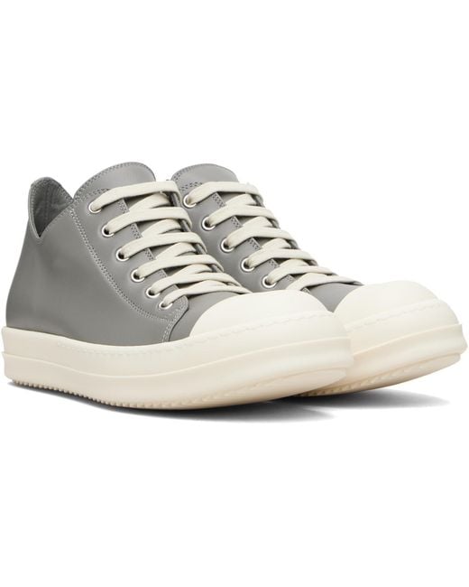 Rick Owens Black Temple Low Sneakers for men