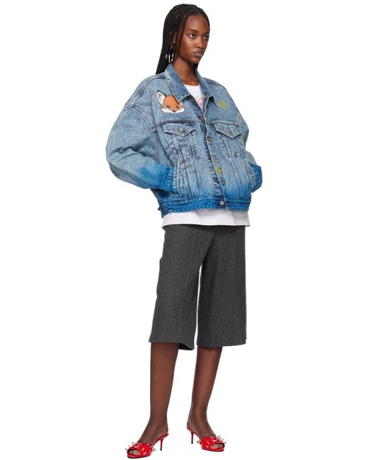 Doublet Blue Anime Denim Jacket