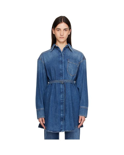 Sportmax Blue Eridani Denim Jacket