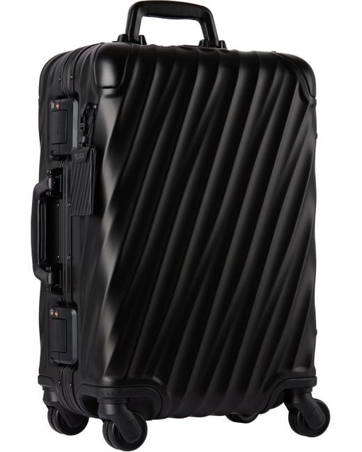 Tumi Black International Carry-On Suitcase for men