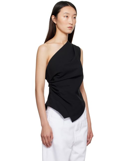 Rohe Black Lapel Top