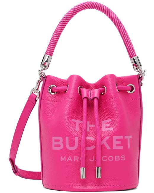 Marc Jacobs The Leather Bucket バッグ Pink