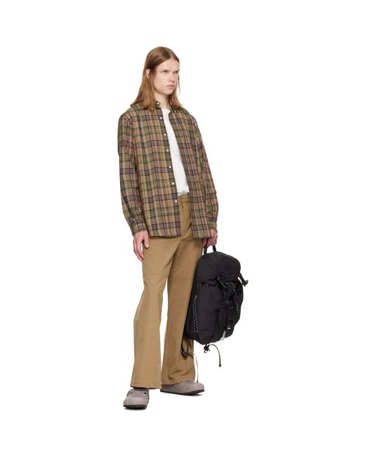 A.P.C. Black Treck Backpack for men
