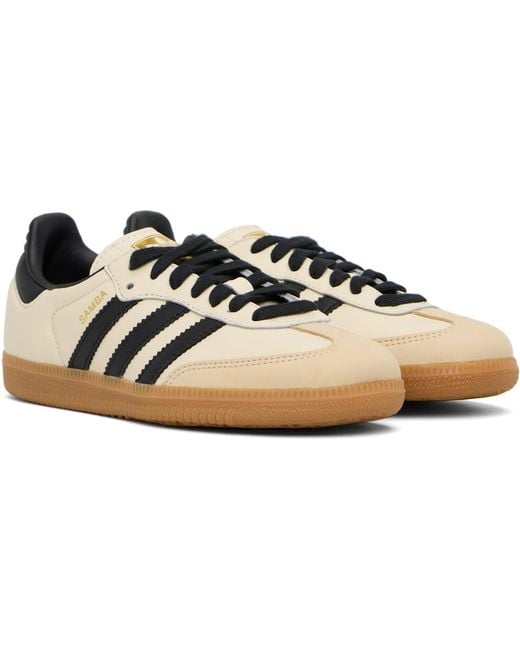 Adidas Originals Brown Off- & Samba Og Sneakers