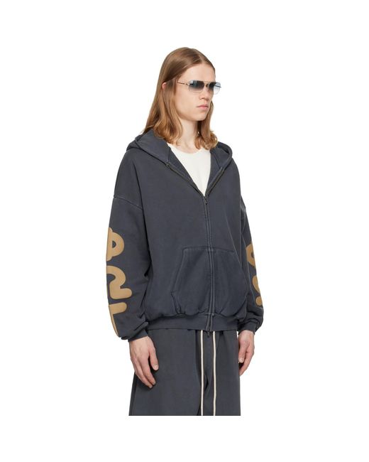 Fear Of God Blue 90's Zip-Up Hoodie for men