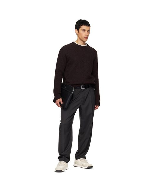 Baskets Texturées Beiges Boss pour homme en coloris Black