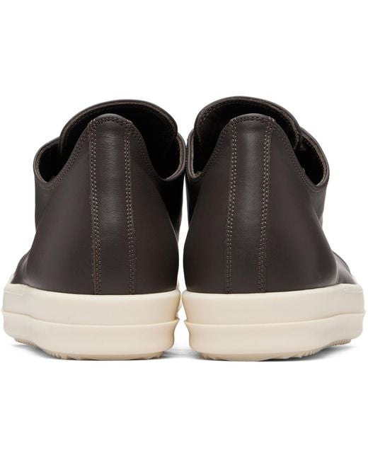 Rick Owens Gray Tower Low Sneaks Sneakers for men