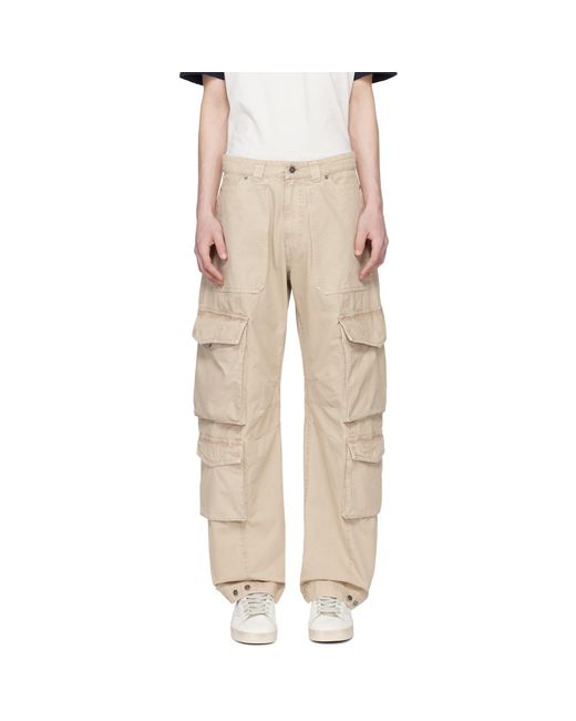 Golden Goose Deluxe Brand Natural En Goose Pocket Cargo Pants for men