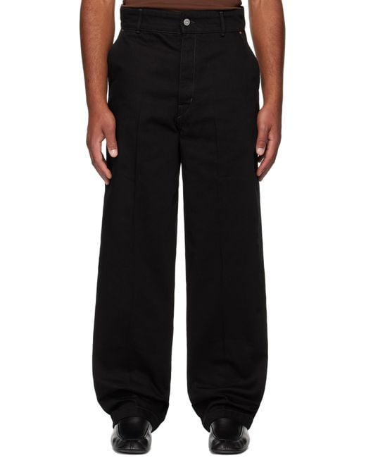 メンズ Lemaire ブラック Maxi Barrel Workwear ジーンズ Black