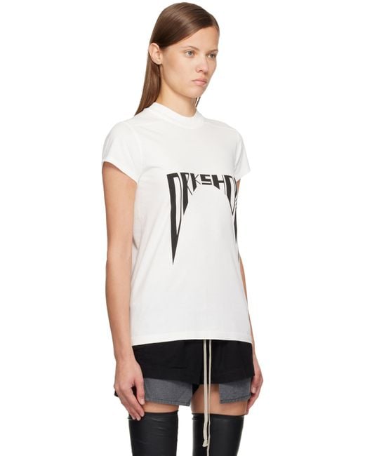 Rick Owens Black Off- Concordians Small Level T-Shirt