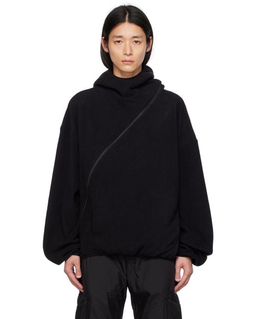 Post Archive Faction PAF Black Post Archive Faction (paf) Ssense Exclusive 4.0+ Center Hoodie for men