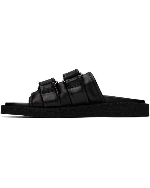 Officine Creative Black Inner 006 Sandals for men