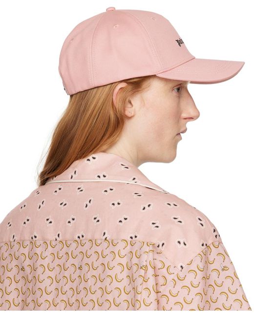 Palm Angels ロゴ キャップ Pink