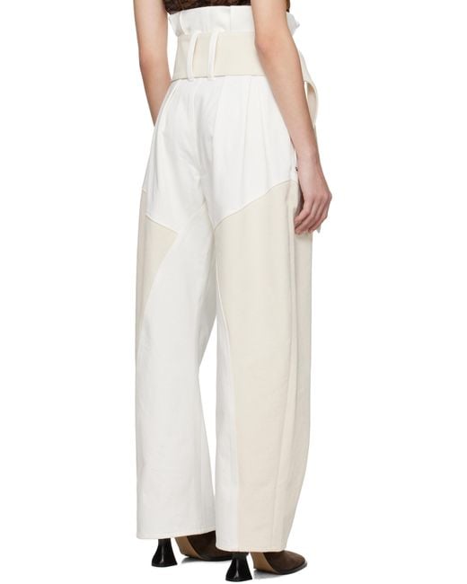 J.W. Anderson Multicolor Off- Gathered D-Ring Jeans