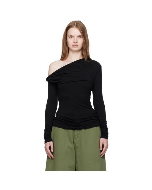 Paris Georgia Black Elemental Manahou Top
