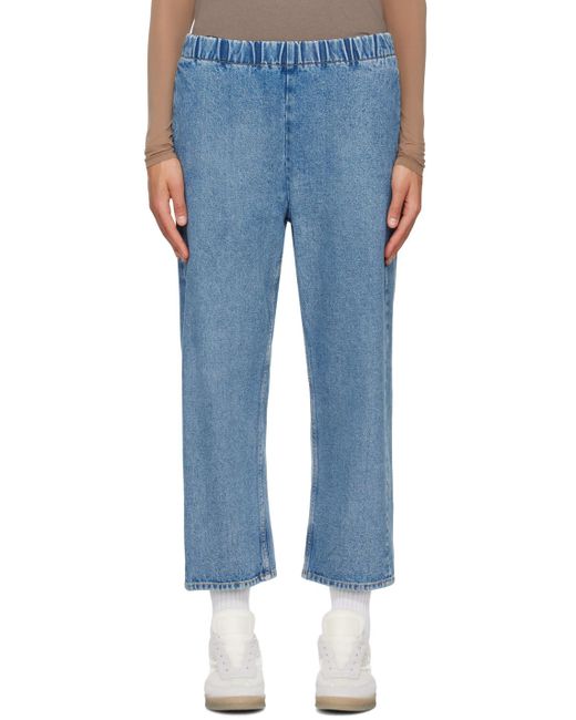 MM6 by Maison Martin Margiela Blue Faded Jeans