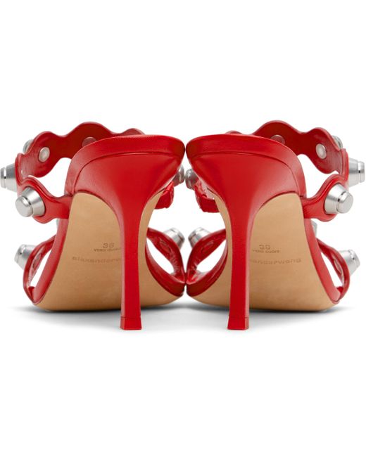 Alexander Wang Red Riot 85mm Gladiator Heeled Sandals