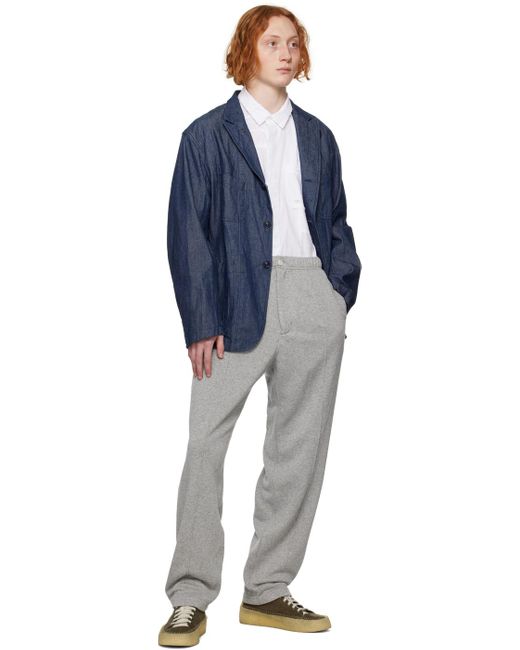 Engineered Garments Gray Enginee Garments Jog Sweatpants for men