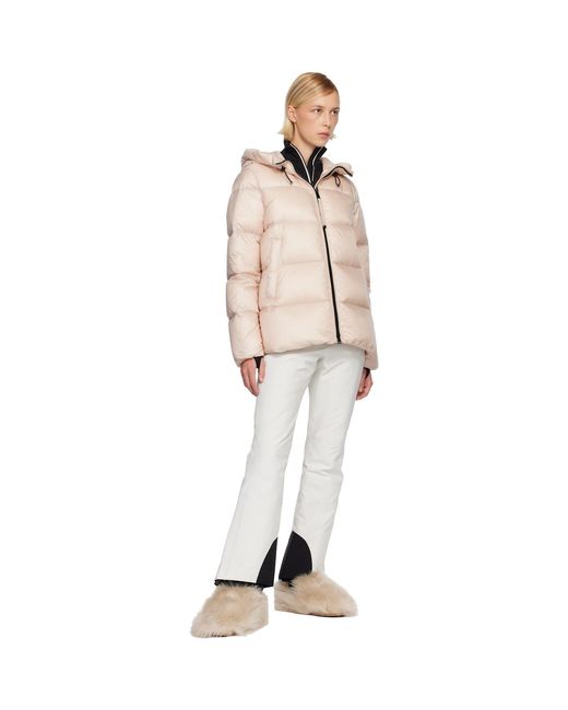 Moncler Natural Serittes Hooded Short Down Jacket