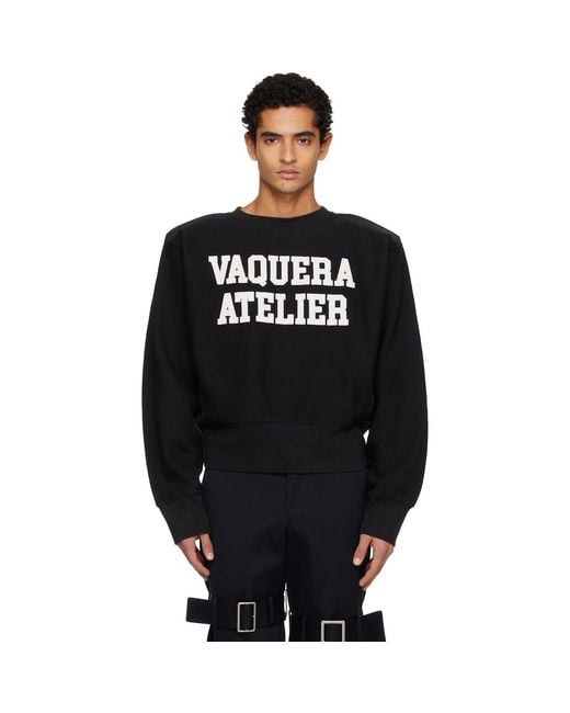 VAQUERA Black Atelier' Sweatshirt for men