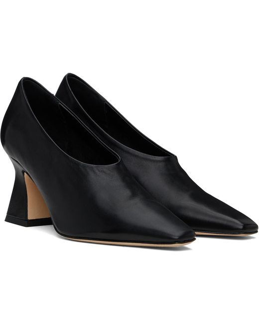 Aeyde Black Nova Nappa Leather Heels