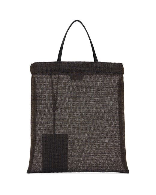 The Row Black Barn Mini Tote