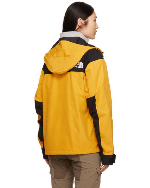 The North Face Orange Yellow Gtx Mountain Jacket