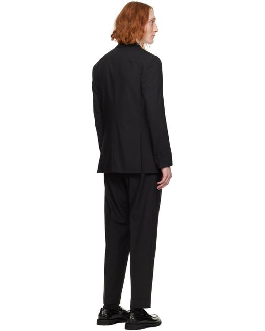 メンズ HUGO レギュラーフィット スーツ Black